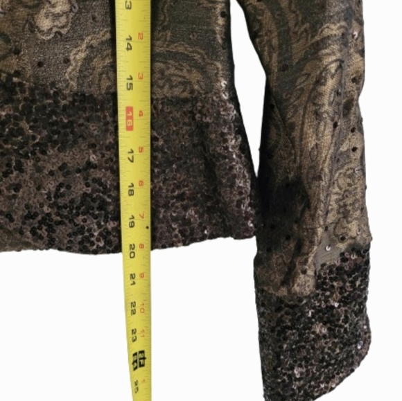 Baisers Rouge Elegant Blazer Jacket Women's Size S(6) Formal Decorative - Picture 13 of 16